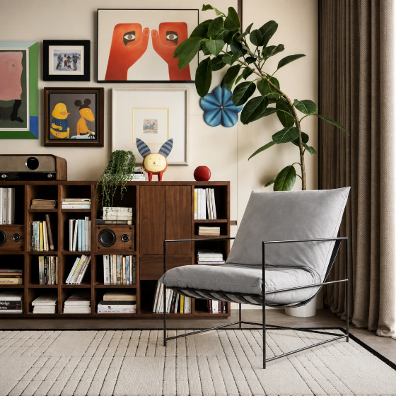 The Drift in a daylit room, unoccupied