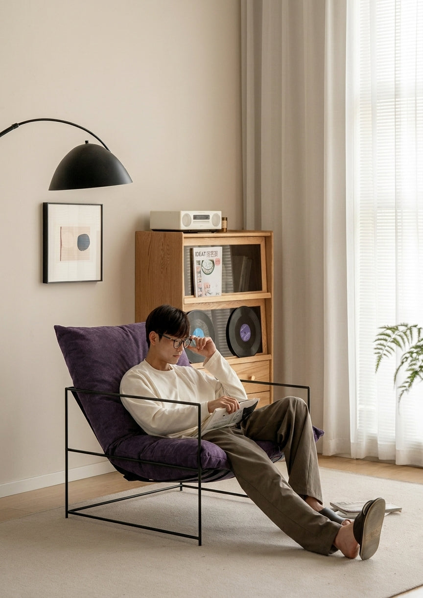 The Drift in Violet, in a real room