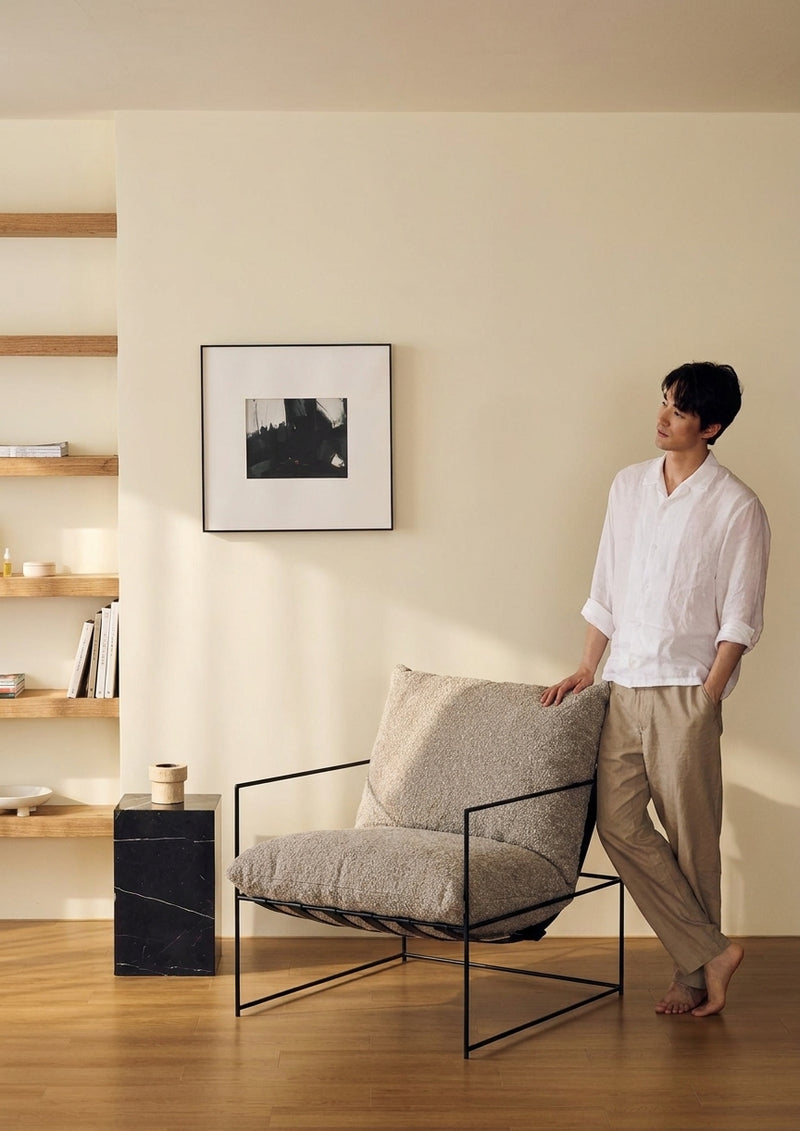 Lifestyle image — DRIFT Bouclé Stone (Group 4) — 01