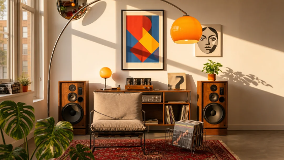The Drift in a warm evening living room